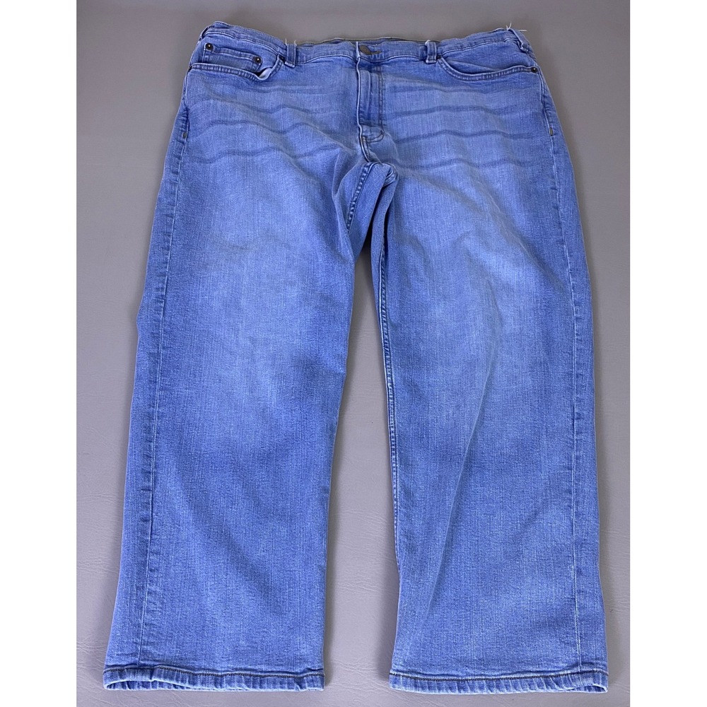 Amazon‎ Essentials Jeans Men's 42x29 Relaxed Straight Leg Medium Wash Blue Denim